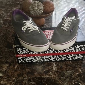 Gray purple vans